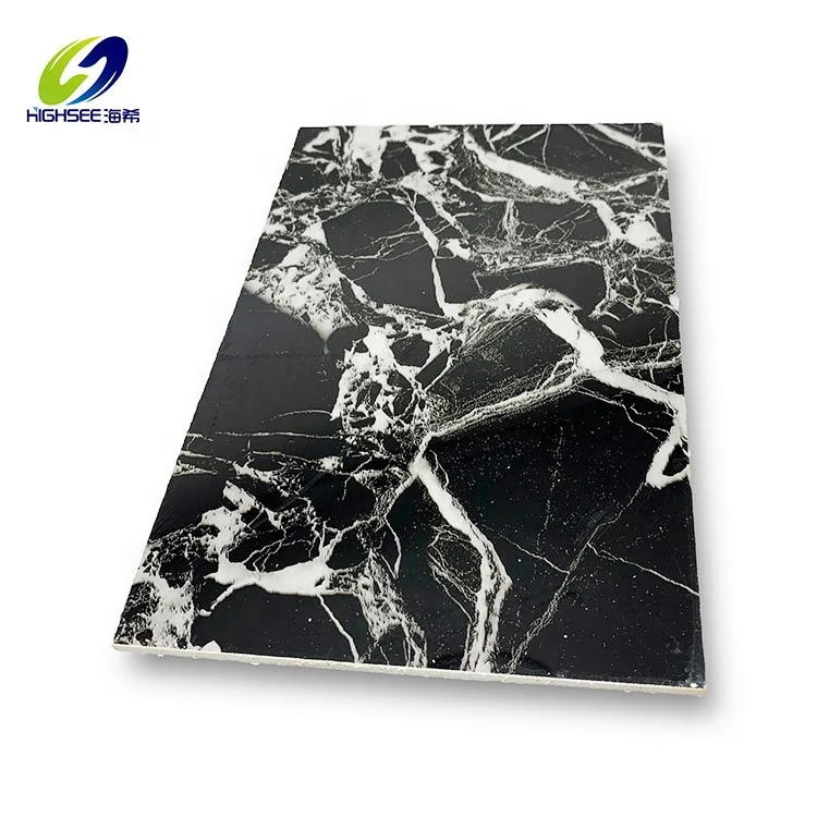 1220*2440*2MM3MM4MM5MM Marble Textured and Wooden Design PVC Sheet