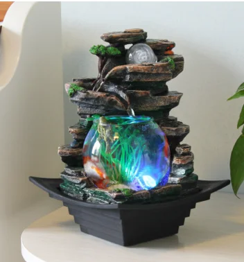 Indoor Resin Tabletop Water Fountain