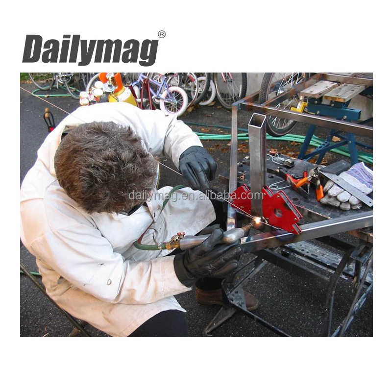 
Dailymag 4PCS 9LBS Magnetic Tool Holder, Mini Welding Magnet, Magnetic Welding Holder 