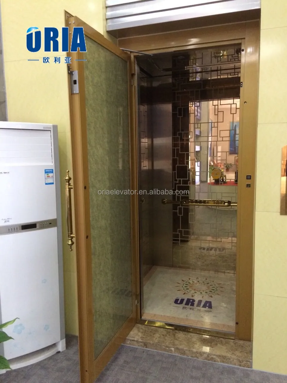 Modern 4-Person High Quality Passenger Lift Hydraulic Home Lift for Apartments AC Drive Type