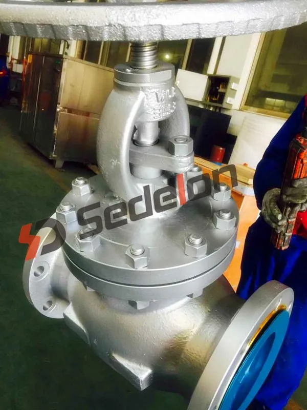 6inch plug disc/swivel type disc globe valve drawing