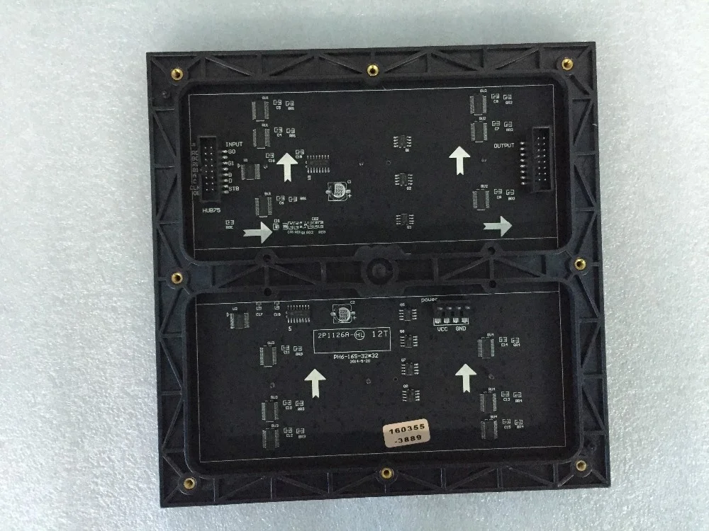 Best selling 32X32 16 scan SMD3528 3 in 1 p6 192*192mm indoor video led module for rental led display