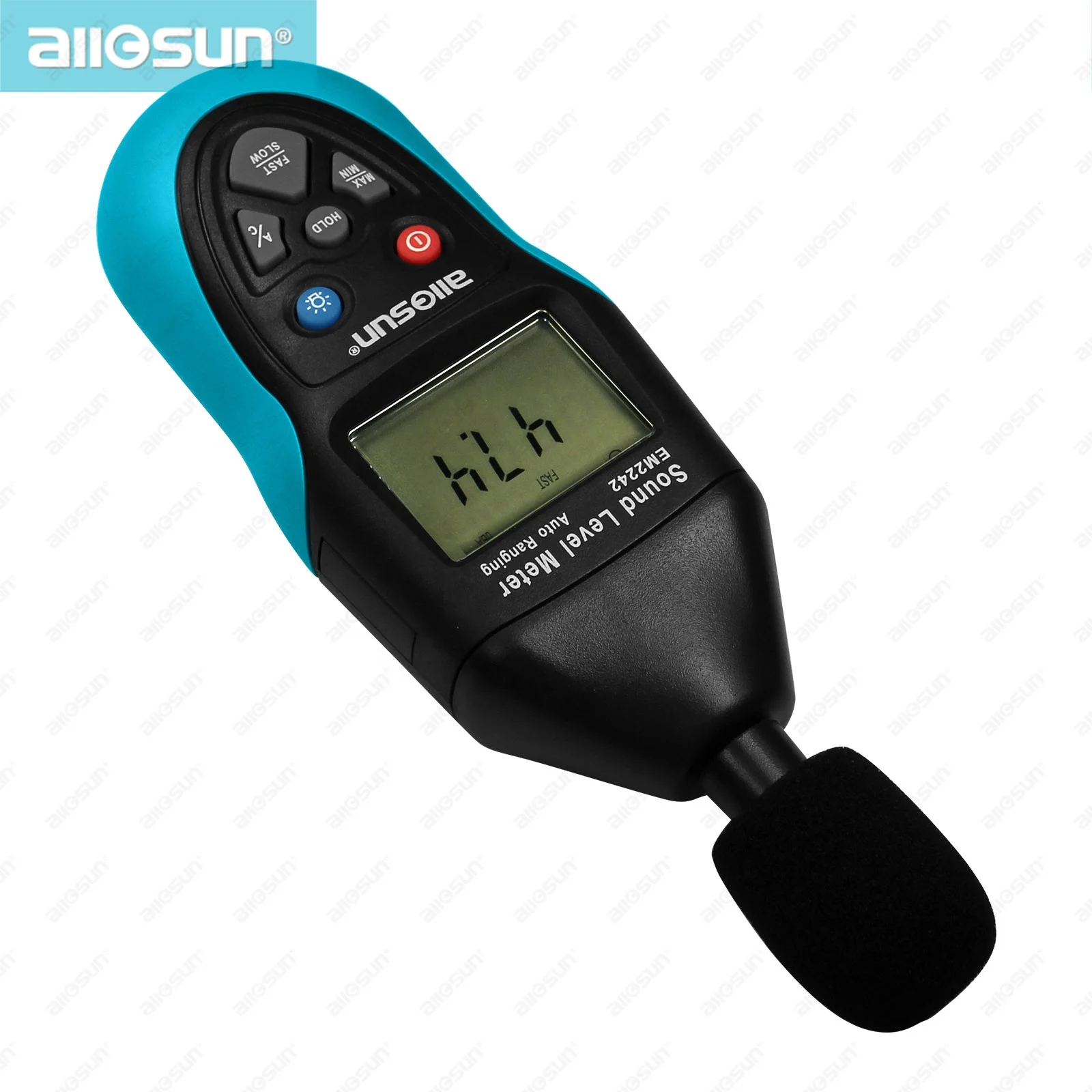 All-sun EM2242 Digital Sound Level Meter 30-130dB Handheld Noise Detector LCD Display Handheld Sonic Wave Tester Sound Meter