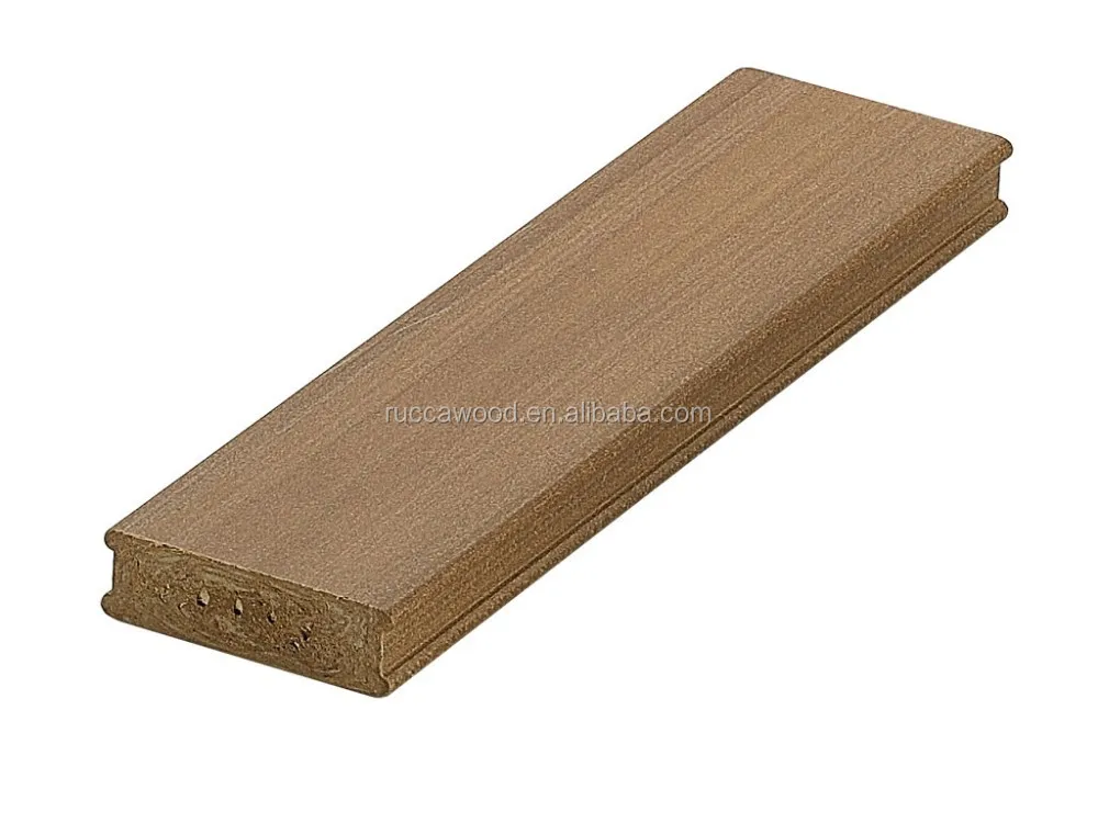 
WPC /Wood PVC Wooden Solid Batten for Decoration in China 51*16mm 
