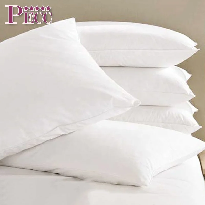 Дешевые Роскошные подушки из натурального гусиного пуха с белым утиным пером