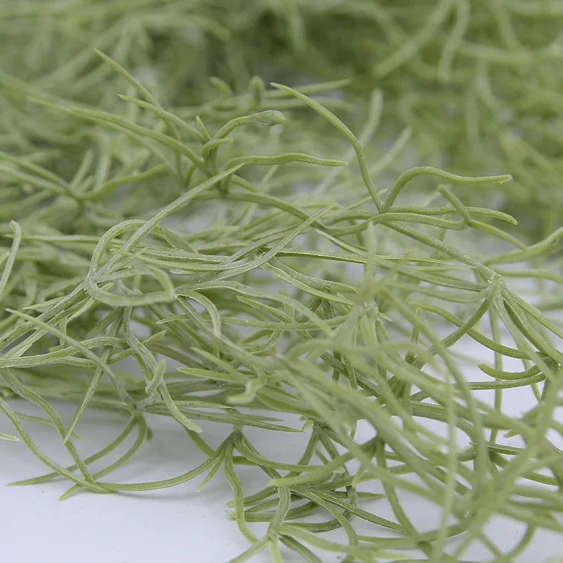 ZERO 3 Forks 85cm Long Hanging Plant Nontoxic Artificial Tillandsia Usneoides Garland For home wedding decoration