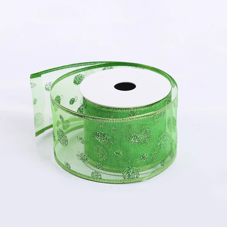 
Hot Selling Wholesale Hand Dyed Mesh Organza Silk Ribbon For Birthday Party Decoration 