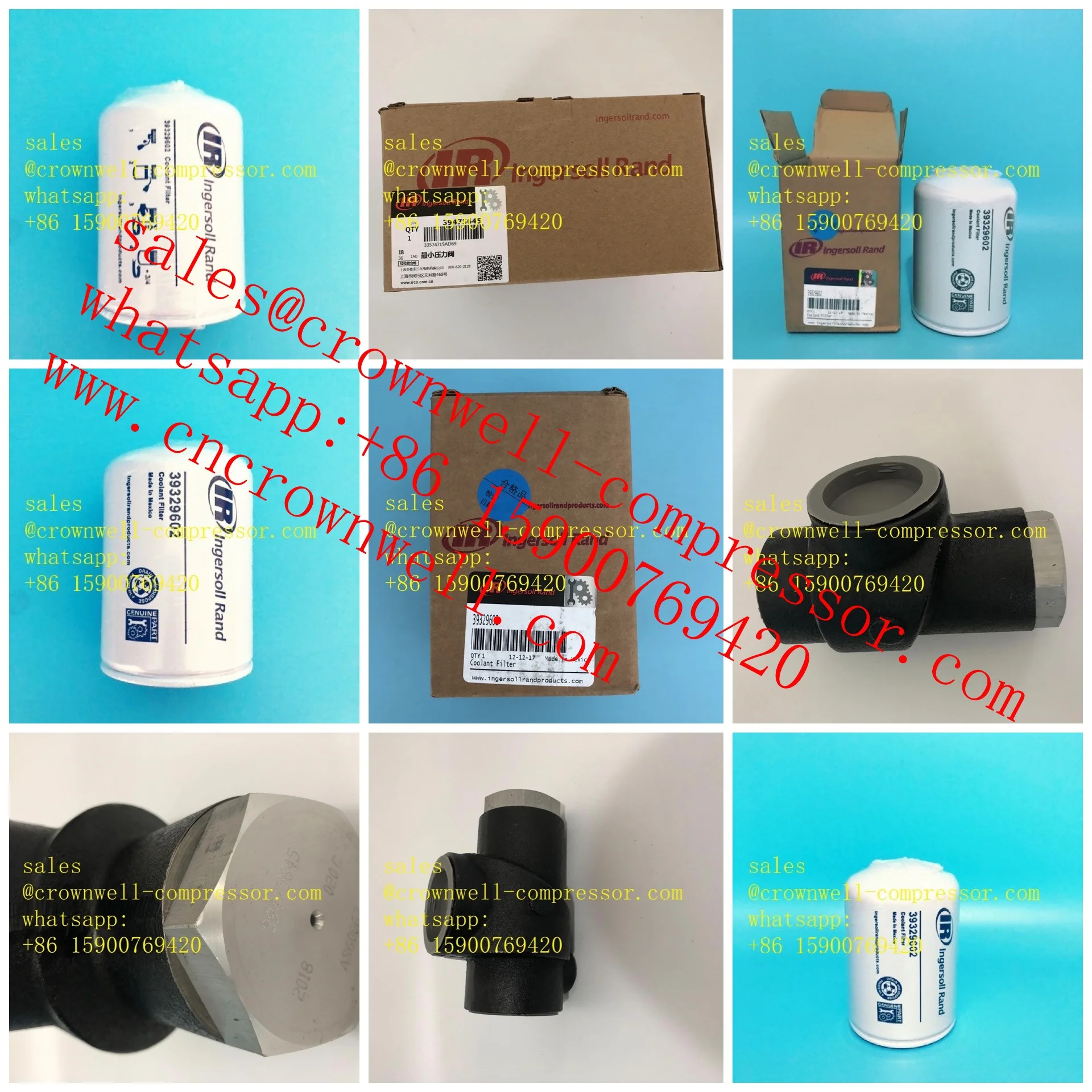 Original genuine Ingersoll Rand COOLANT FILTER 39329602