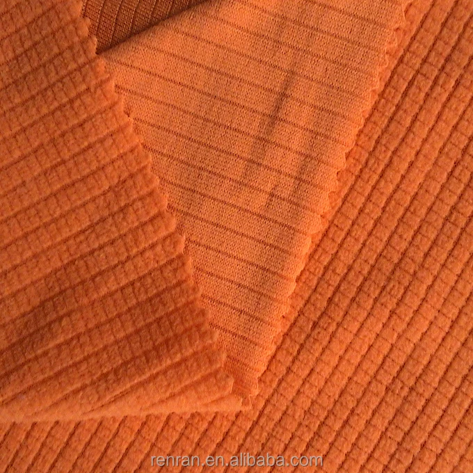 Super brushed knit waffle polar fleece fabric