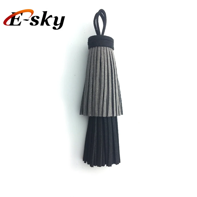 Double-desk colorful tassel genuine suede tassel korean velvet tassel keychain