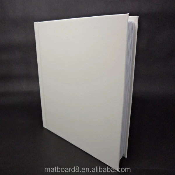 OEM wedding photo albums fabric linen leather cover craft paper