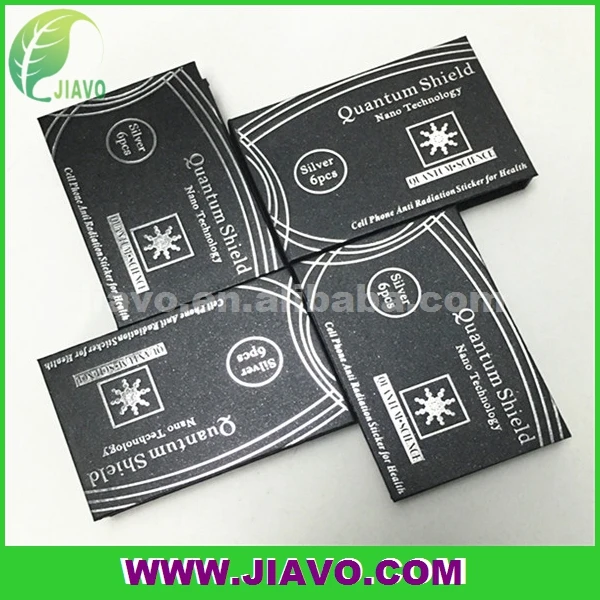 Large Stock and Negative Ions Mobile Phone Glowing Sticker with Box Packing