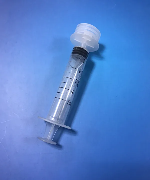 Oral Syringe with Press in Bottle Adapter 5ml 10ml