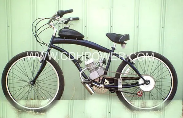 2 stroke 80cc gasoline engine powered motorized bicycle