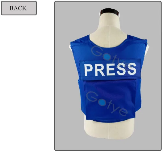 Синий пресс Тактический NIJ IIIA пуленепробиваемый жилет