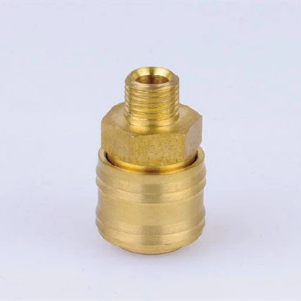 brass german type air hose quick connector ,5/16' 8MM HOSE END QUICK COUPLER DN 7.2