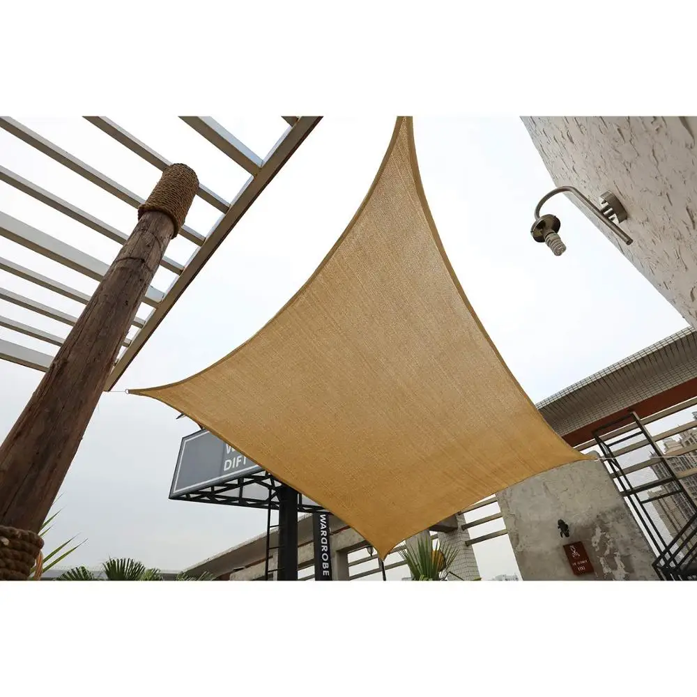 100% натуральный HDPE уличный солнцезащитный парус