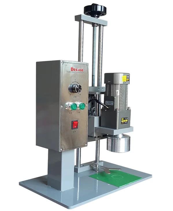 Высокая эффективность абор экономия полуавтоматическая настольная укупорочная машина для винтового типа кепки