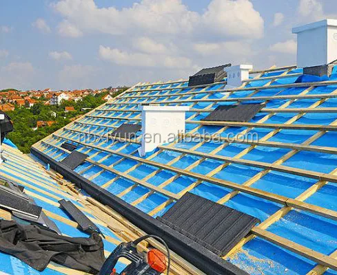 Waterproof and Breathable Underlay Under Roof Tile and Shingles