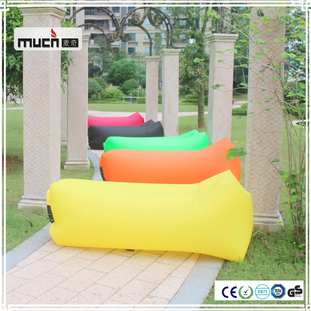 
Outdoor sports ripstop Nylon fast inflatable sleeping bed 