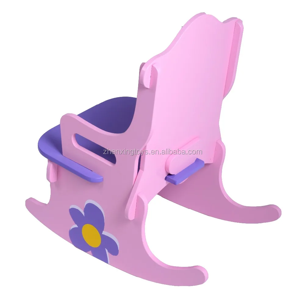 Привлекательный дизайн Сказочная девушка деревянное кресло-качалка для детей