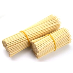 Natural eco-friendly bbq barbeque high popularity round bamboo stick china