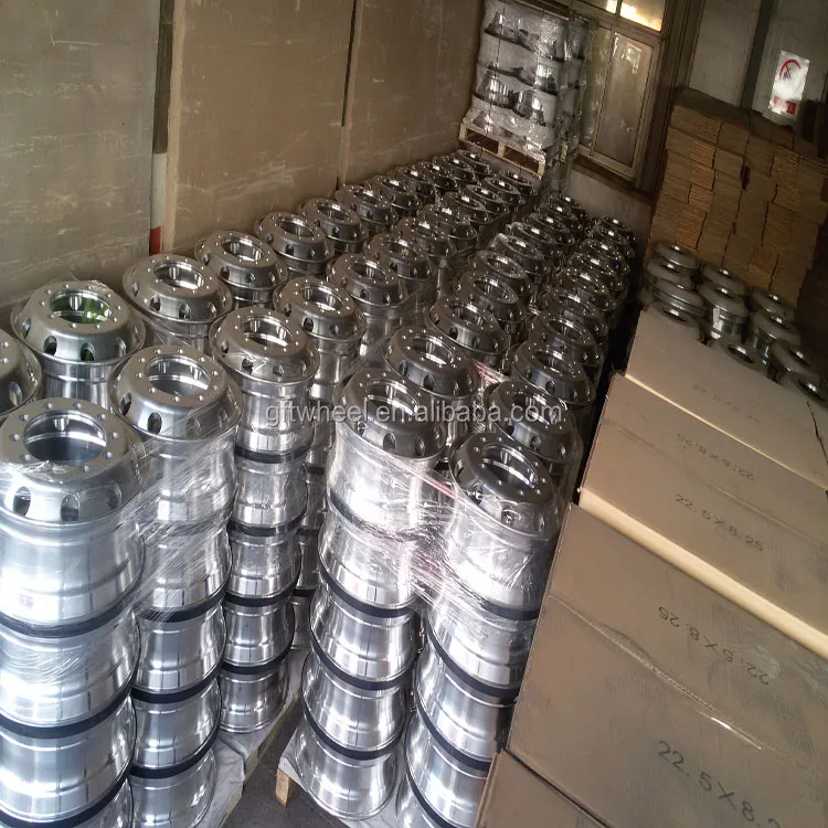 forged aluminium wheels for trucks, 19.5 inch*7.50 inch wheels