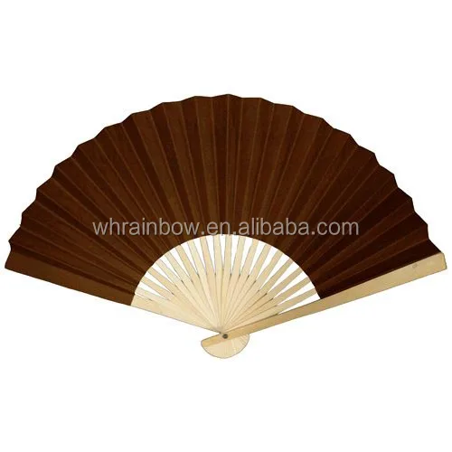 25 см свадебные украшения бумажный Складной вентилятор с бамбуковыми ребрами