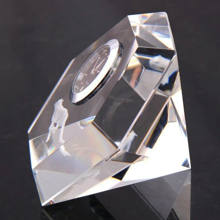 Wholesale Crystal Bathroom Clock Automatic Carpet Alarm Clock