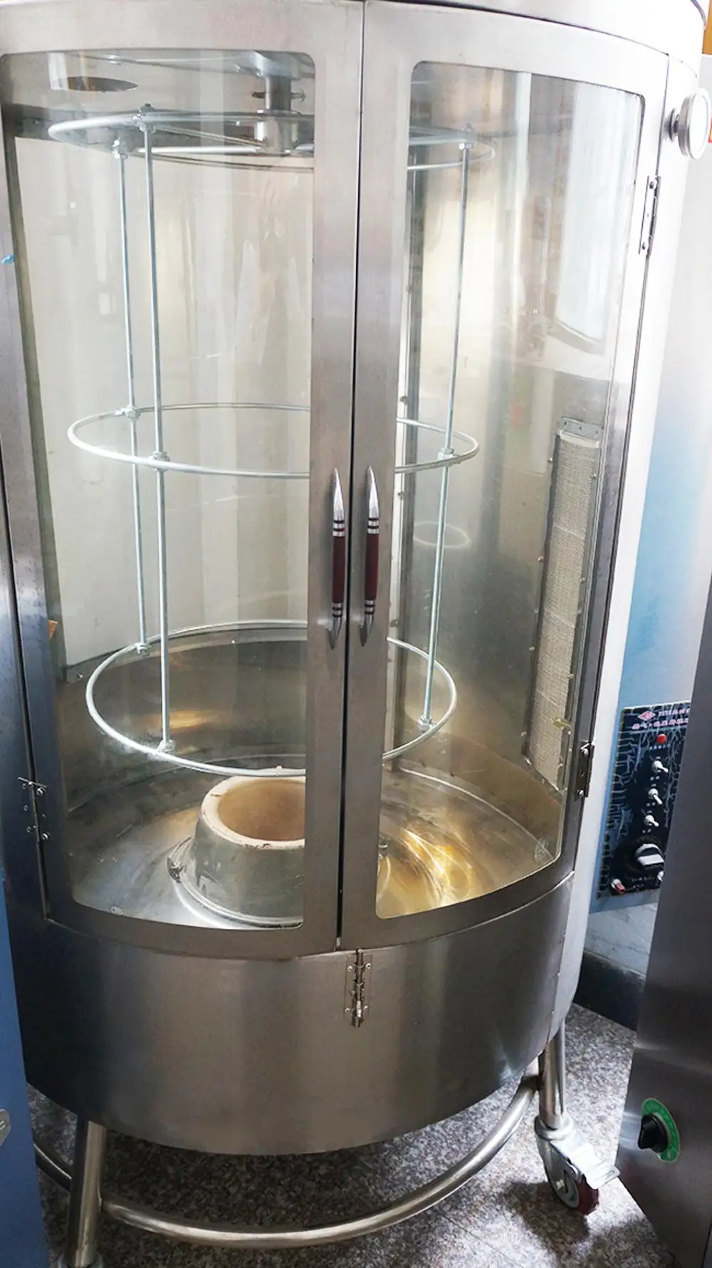 high quality gas & charcoal duck roaster oven