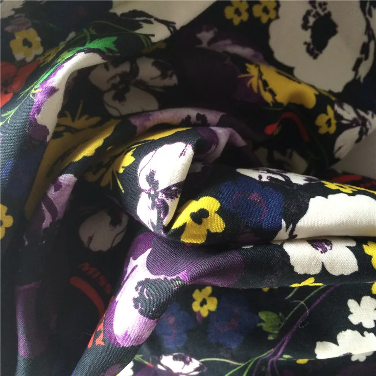 High quality digital print types of linen fabric made in china factory