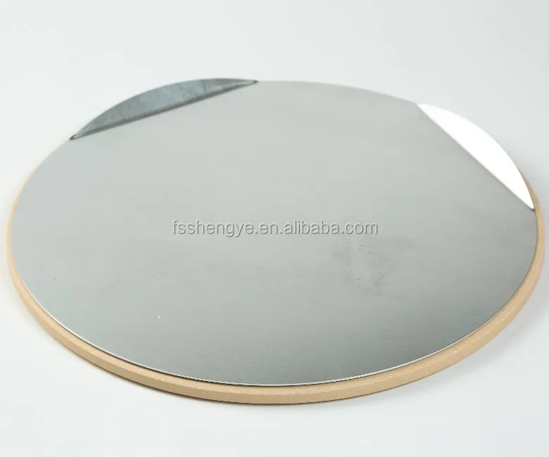 Cordierite pizza stone with aluminum plate for oven and grill BBQ bakeware
