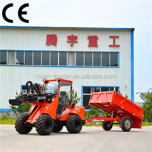 china multifunction mini farm tractor TAIAN DY1150 telescopic mini loaders