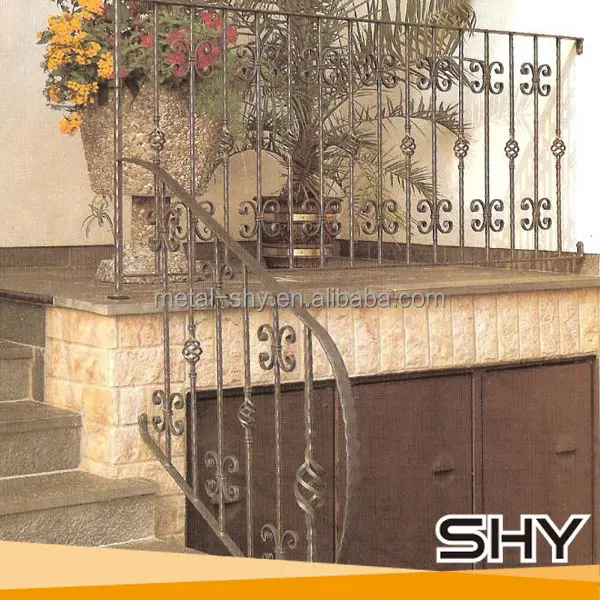 Custom Wrought Iron Staircase Railings