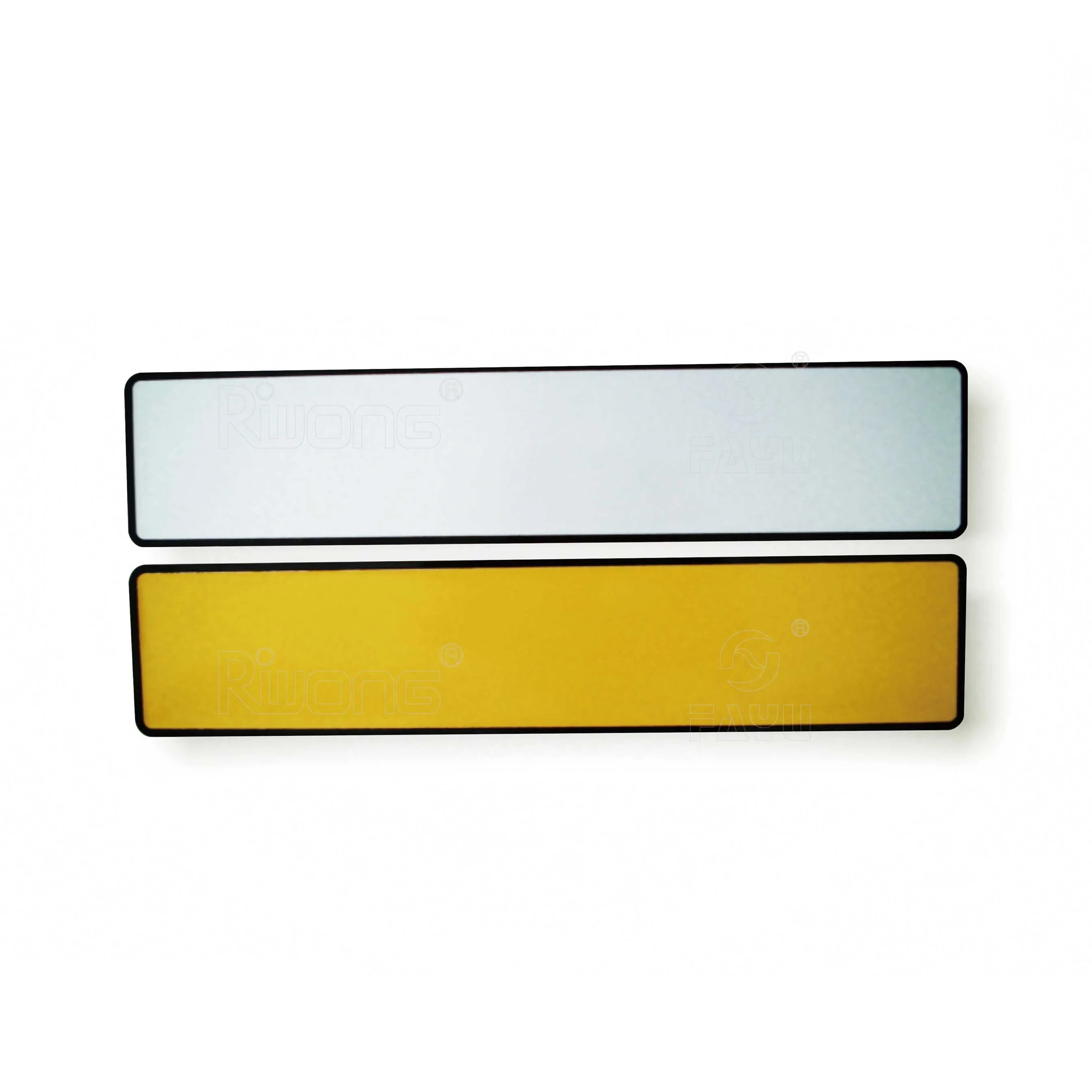 Euro Blank Aluminum Serial Number Plate with Reflective Film