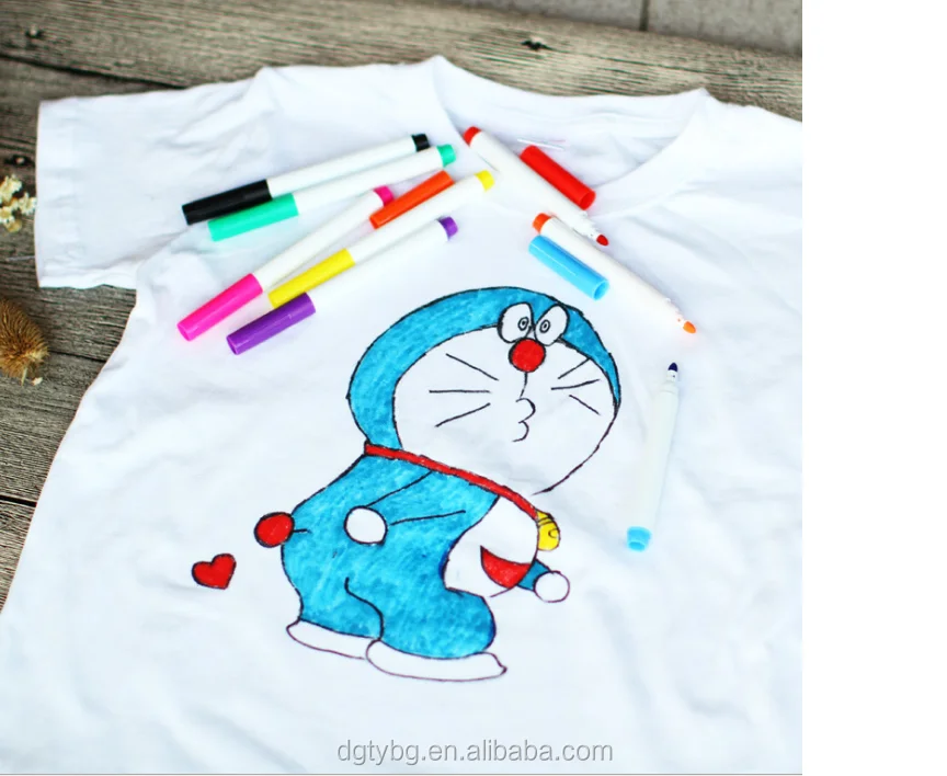 
Wholesale easy cleaning color super washable fabric marker pen permanent marker textile marker 