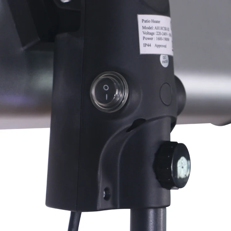 Scientec IP44 Approved 1800W With Remote Control Stand Electric Infrared Heater