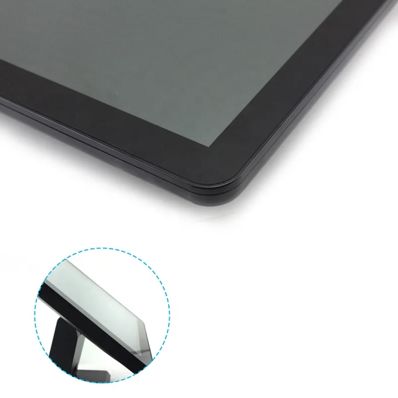 Zero Bezel квадратный 17 дюймов монитор с сенсорным экраном для Pos