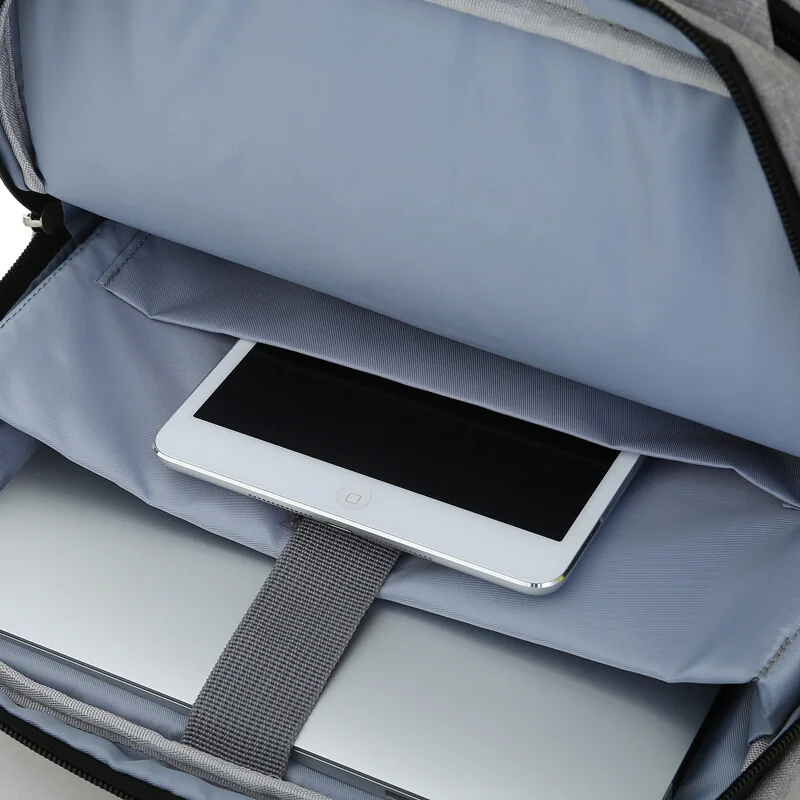 
Aurora custom waterproof grey stylish thin ultra slim business laptop backpack 