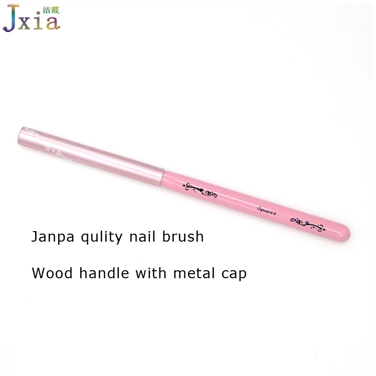2018 Jiexia New Trending Nail Art Pen Dotting Drawing Painting UV Gel Liner Polish Brush with Metal Cap