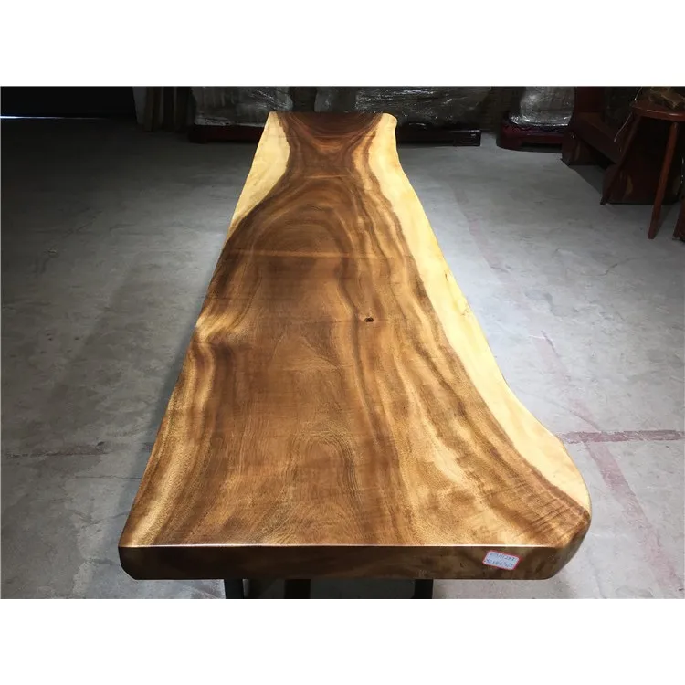
Whole Sales Price Long Finished Walnut Wood Slab Live Edge 