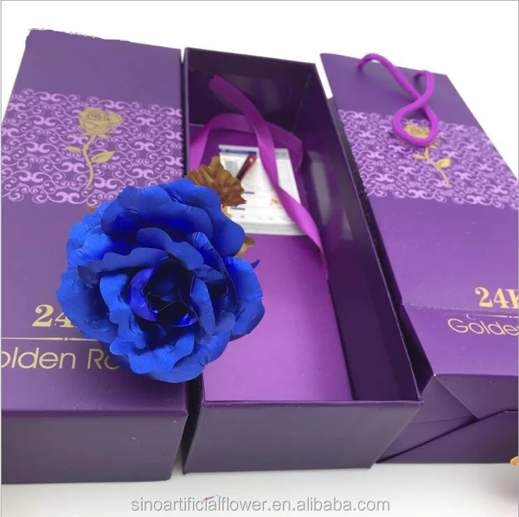 Wholesale 24K golden rose Valentines Day Golden Rose