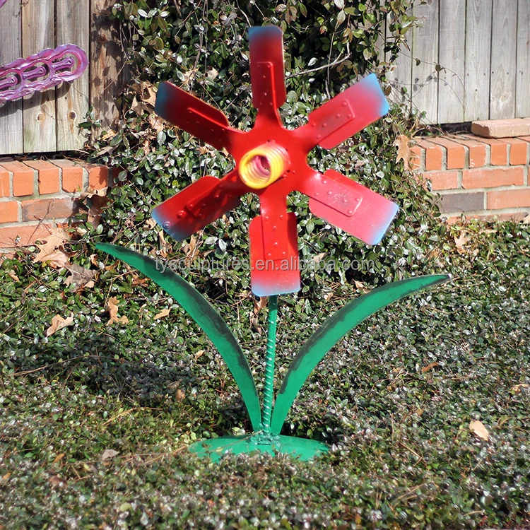 art steel metal stainless steel flower sculpture for park decoration