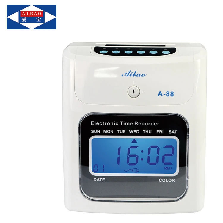 electronic card punch charging machine for parking
