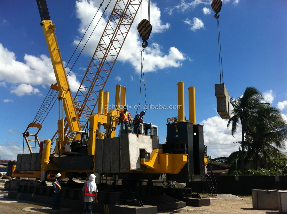 ZYC 600 hydraulic static pile driver /jacking pile machine
