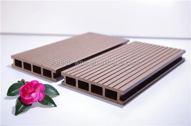 Black Plastic Composite Deck Board/ Wooden Flooring/Timber Interlocking Decking