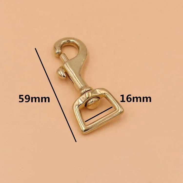 Multi use hardware accessories brass swivel snap hook brass snap hooks