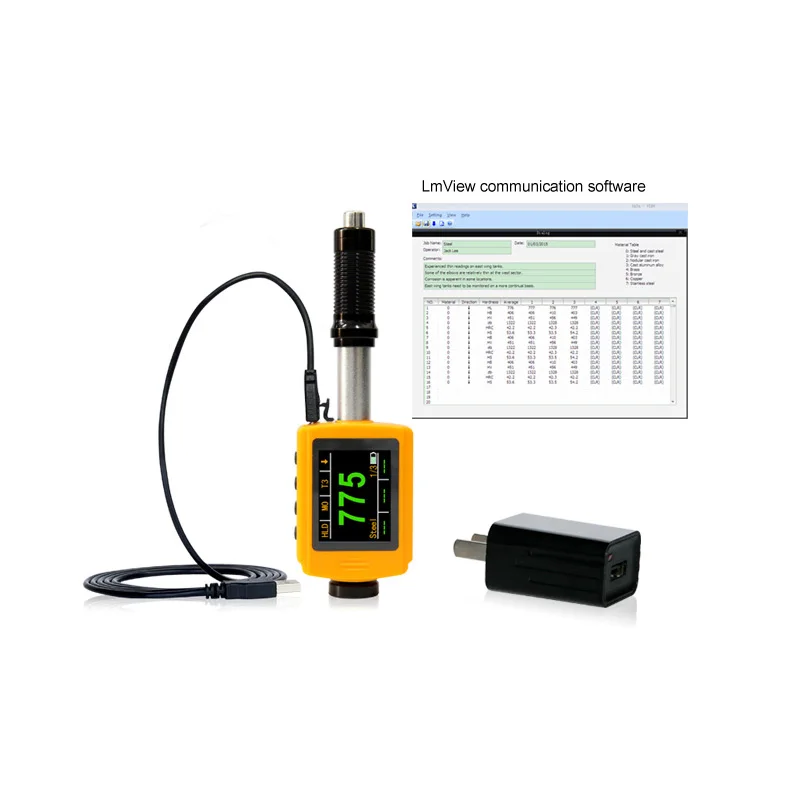  YUSHI LM330 портативный измеритель твердости Leeb/дюрометр с зондом типа