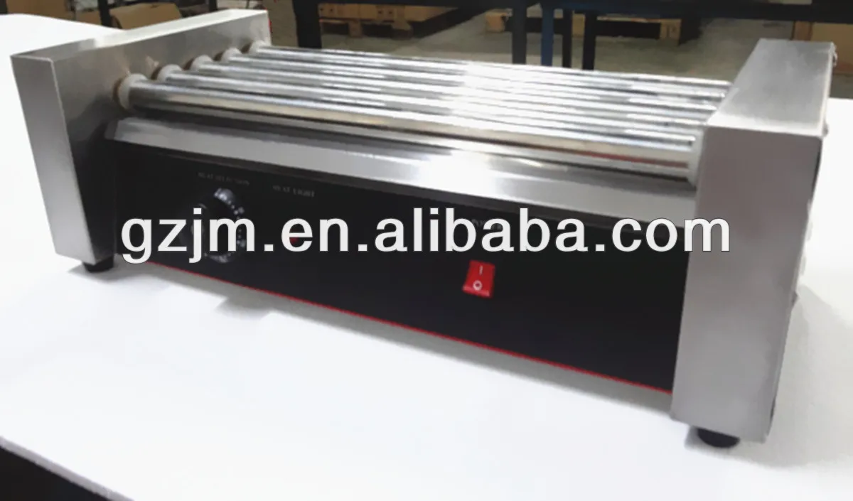 полностью из нержавеющей стали ролика хот-дог гриль колбаса машины