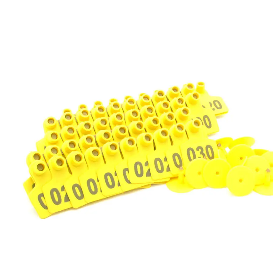 Good quality rfid uhf animal ear tag for cattle with logo printed